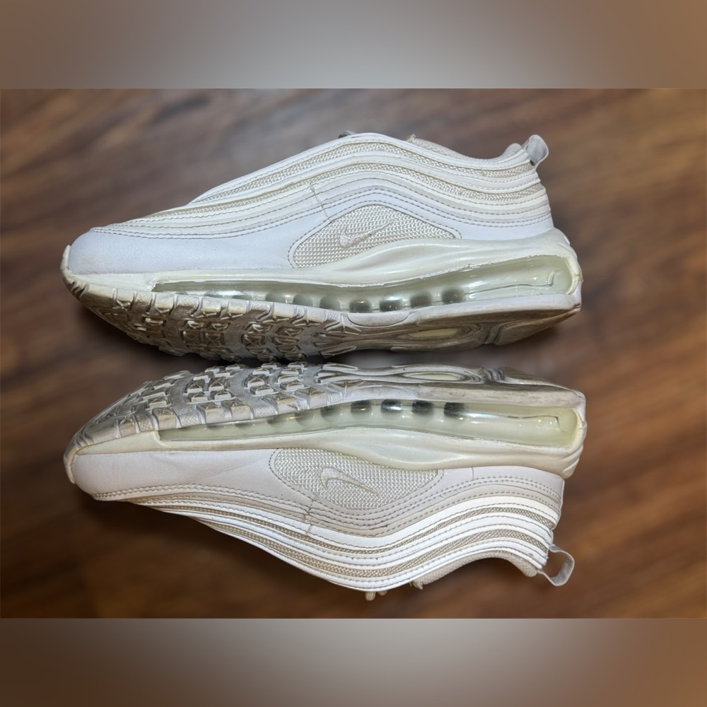 Nike Air Max 97 Cream White Sneakers – Size 6 Women’s - Picture 5 of 8